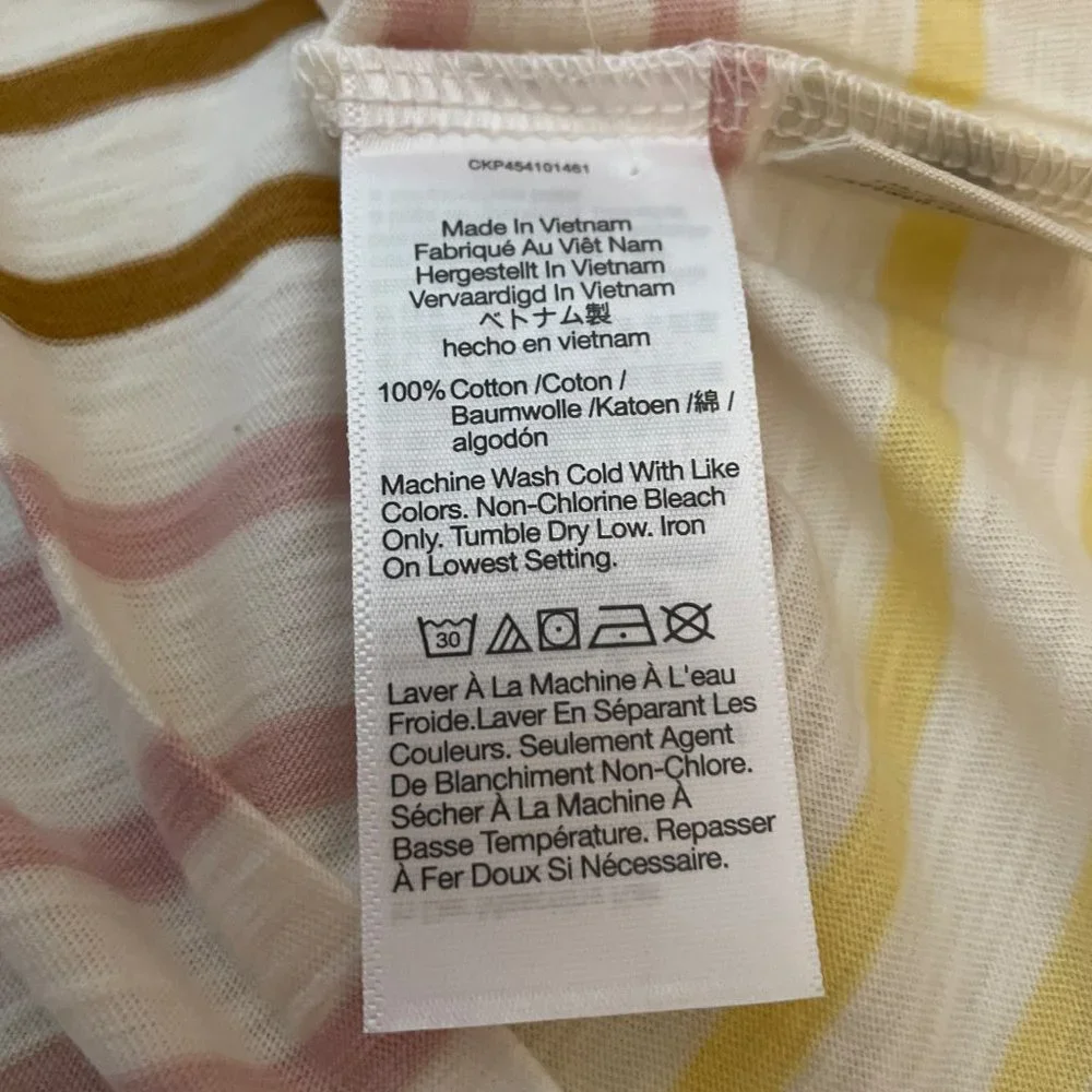 Madewell Whisper Stripe V-neck Tee - Picture 10 of 13